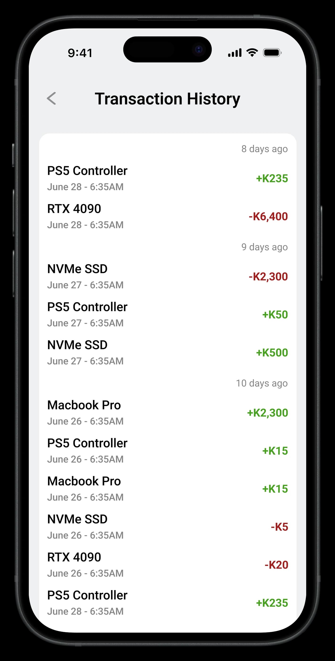FinHive transaction detail